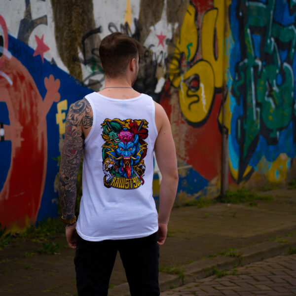 Witte Rawstyle tanktop