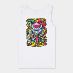 Rawstyle tanktop wit