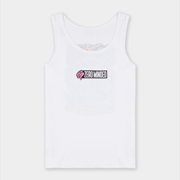 zero minded Tanktop white front