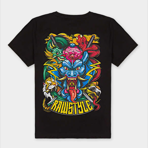 zero minded tshirt black back