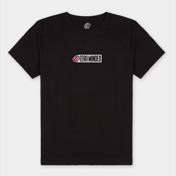 zero minded tshirt black front