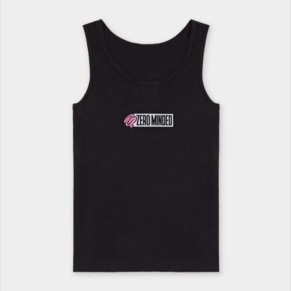 zero mindede tanktop black front